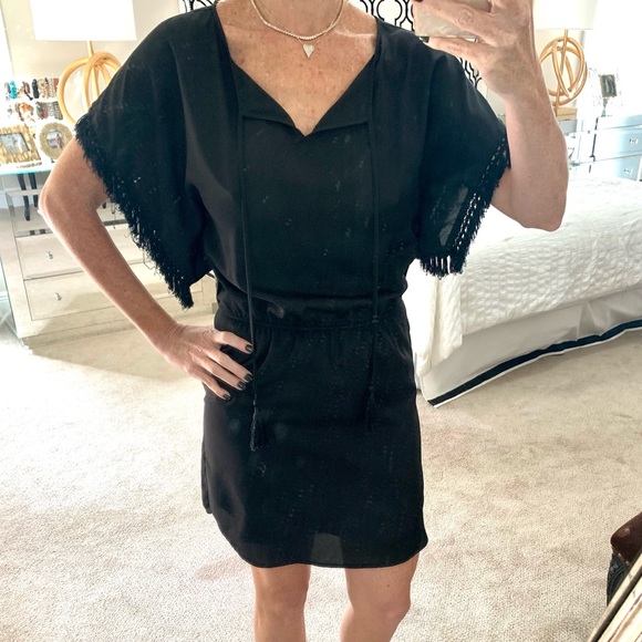 Rylee & Quinn Dresses & Skirts - Black fringe dress